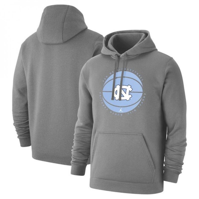 6861c9897d264_1 Men's North Carolina Tar Heels Grey Basketball Pullover Hoodie