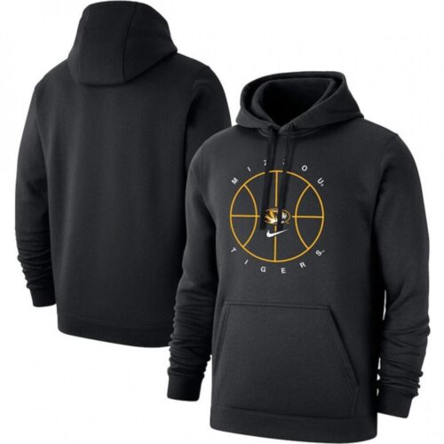 6861c9e36afec_1 Men's Missouri Tigers Black Basketball Icon Club Fleece Pullover Hoodie