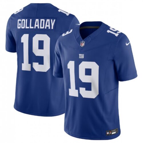 6861ca2b86834_1 Men's New York Giants #19 Kenny Golladay Blue 2023 F.U.S.E. Vapor Untouchable Limited Stitched Jersey