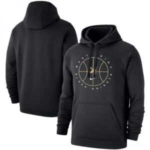 6861ca878e939_1 Men's Army Black Knights Black Basketball Icon Club Fleece Pullover Hoodie