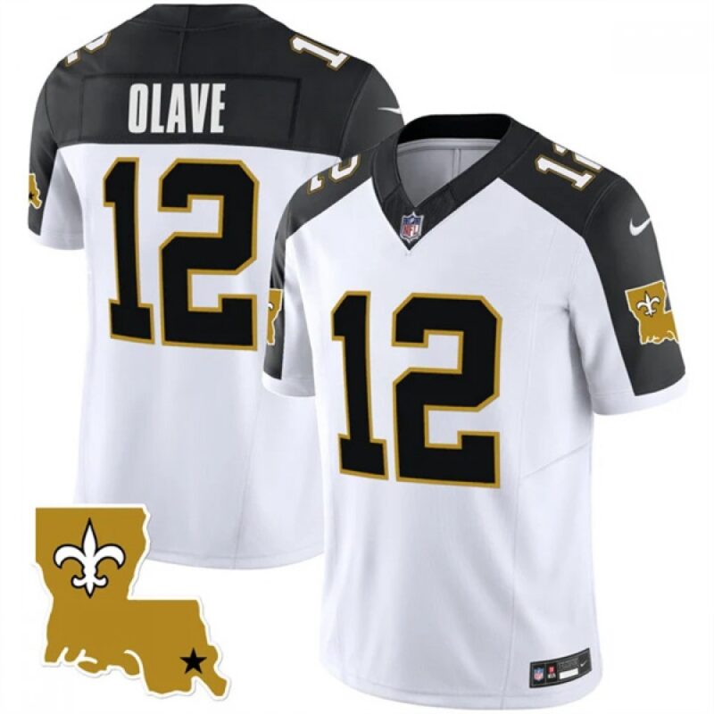 6861cab597841_1 Men's New Orleans Saints #12 Chris Olave White/Black 2023 F.U.S.E. 1987 Legacy Vapor Stitched Jersey