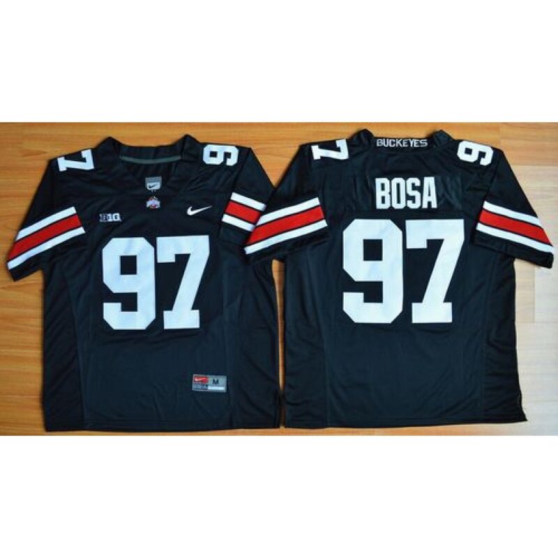 6861cab69c39c_1 Buckeyes #97 Joey Bosa Black Limited Stitched NCAA Jersey