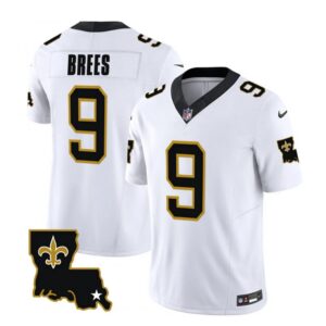 6861cadba22f9_1 Men's New Orleans Saints #9 Drew Brees White 2023 F.U.S.E. 1987 Legacy Vapor Stitched Jersey