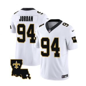 6861cae501c31_1 Men's New Orleans Saints #94 Cameron Jordan White 2023 F.U.S.E. 1987 Legacy Vapor Stitched Jersey