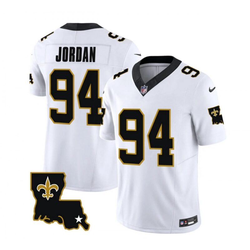 6861cae501c31_1 Men's New Orleans Saints #94 Cameron Jordan White 2023 F.U.S.E. 1987 Legacy Vapor Stitched Jersey