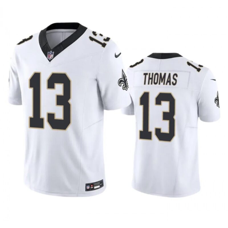 6861caeb2609d_1 Men's New Orleans Saints #13 Michael Thomas White 2023 F.U.S.E. Vapor Untouchable Limited Stitched Jersey