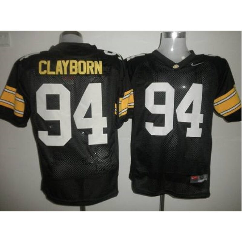 6861caeded8b0_1 Hawkeyes #94 Adrian Clayborn Black Stitched NCAA Jersey