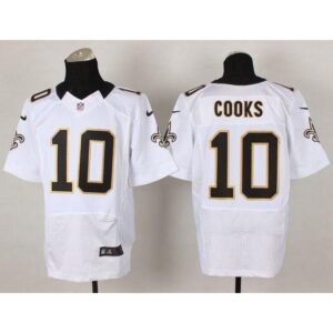 6861cb28f3e09_1 Saints #10 Brandin Cooks White Men's Stitched NFL Elite Jersey
