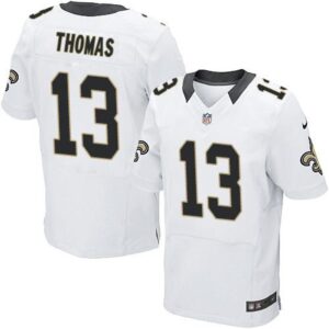 6861cb2c525b4_1 Saints #13 Michael Thomas White Men's Stitched NFL Elite Jersey