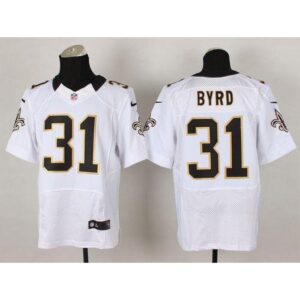 6861cb35cebc2_1 Saints #31 Jairus Byrd White Men's Stitched NFL Elite Jersey