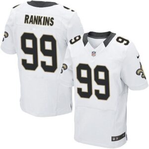6861cb48f38ec_1 Saints #99 Sheldon Rankins White Men's Stitched NFL Elite Jersey