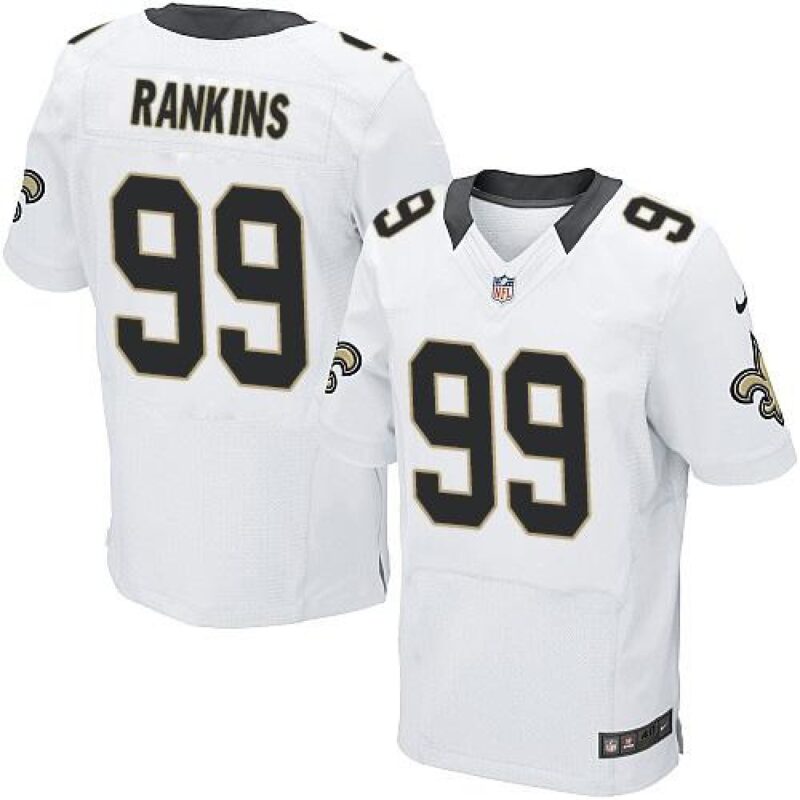 6861cb48f38ec_1 Saints #99 Sheldon Rankins White Men's Stitched NFL Elite Jersey