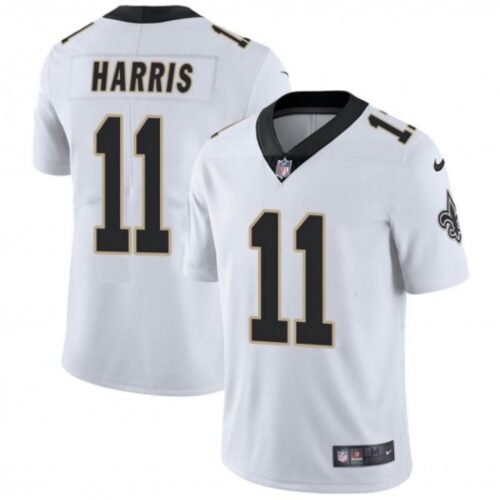 6861cb5cab121_1 Men's New Orleans Saints #11 Deonte Harris White Vapor Untouchable Limited Stitched NFL Jersey