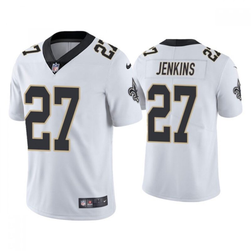 6861cb9676974_1 Men's New Orleans Saints Saints #27 Malcolm Jenkins 2021 White Vapor Untouchable Limited Stitched Jersey