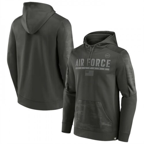 6861cba007093_1 Men's Air Force Falcons Black Military Appreciation Guardian Pullover Hoodie
