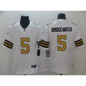 6861cbd3569f9_1 Men's New Orleans Saints #5 Teddy Bridgewater White Color Rush Limited Stitched NFL Jersey
