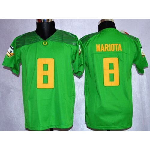 6861cbee7af7f_1 Ducks #8 Marcus Mariota Green Rose Bowl Special Event Stitched Youth NCAA Jersey