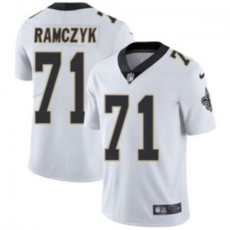 6861cbf321e5c_1 Men's New Orleans Saints #71 Ryan Ramczyk White Vapor Untouchable Limited Stitched NFL Jersey