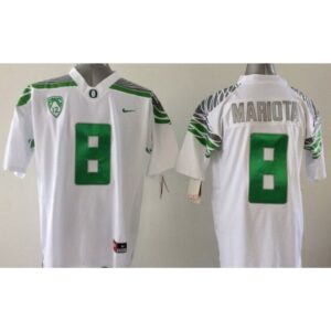 6861cbfa56aeb_1 Ducks #8 Marcus Mariota White Stitched Youth NCAA Jersey
