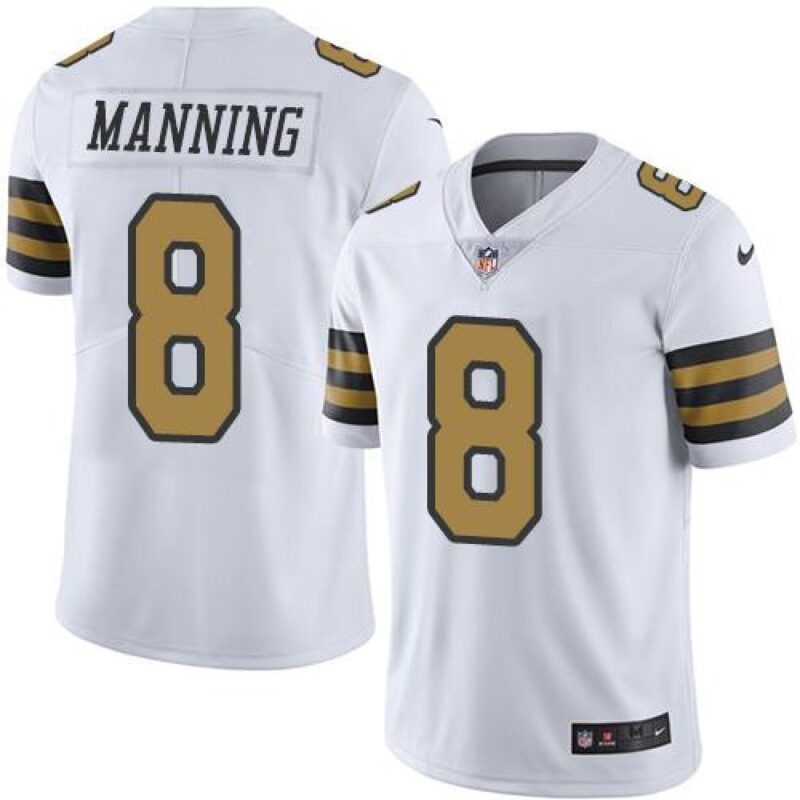 6861cbfce73d9_1 Saints #8 Archie Manning White Men's Stitched NFL Limited Rush Jersey