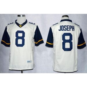 6861cc1047ee5_1 Mountaineers #8 Karl Joseph White Limited Stitched NCAA Jersey