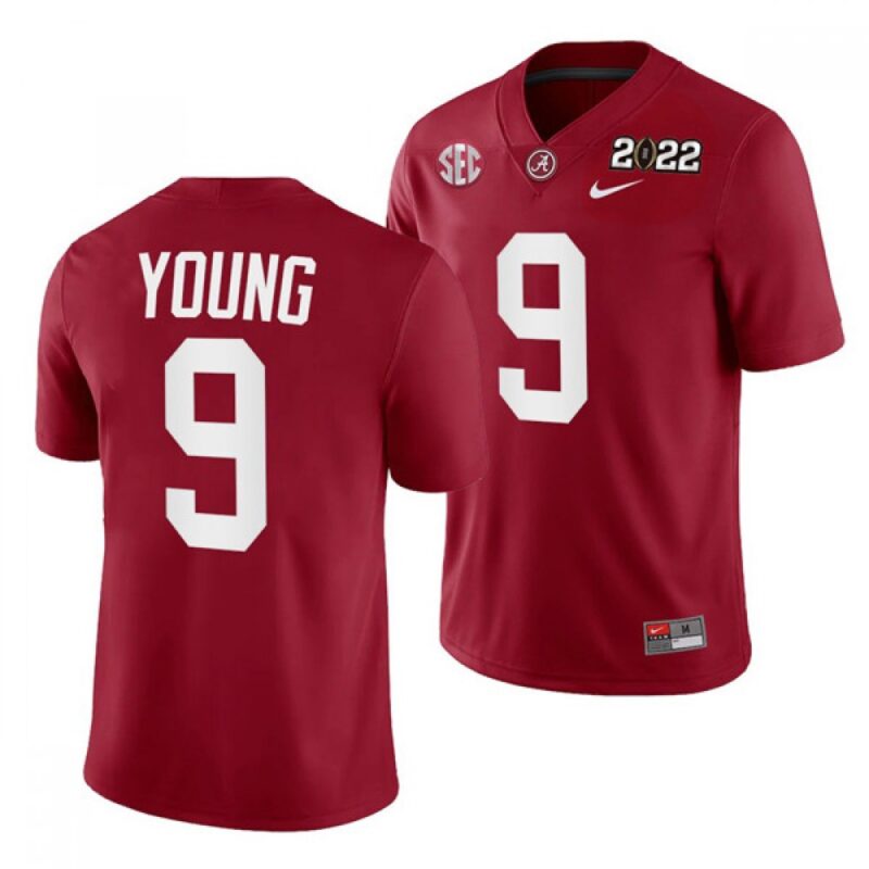 6861cc2327e61_1 Men's Alabama Crimson Tide #9 Bryce Young 2022 Patch Red College Football Stitched Jersey