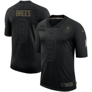 6861cc276c1f7_1 Men's New Orleans Saints #9 Drew Brees 2020 Black Salute To Service Limited Stitched Jersey