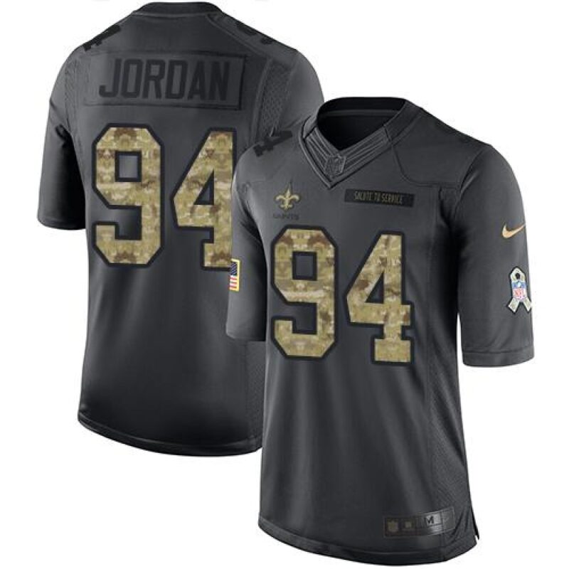 6861cc2a86af6_1 Saints #94 Cameron Jordan Black Men's Stitched NFL Limited 2016 Salute To Service Jersey
