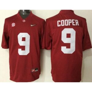 6861cc3b9c15b_1 Crimson Tide #9 Amari Cooper Red Limited Stitched NCAA Jersey
