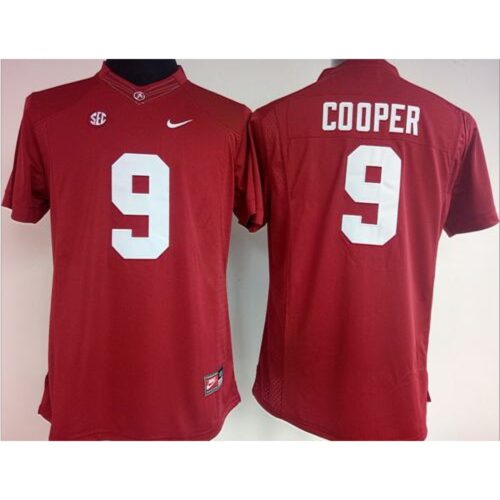 6861cc51c4747_1 Crimson Tide #9 Amari Cooper Red Women's Stitched NCAA Jersey