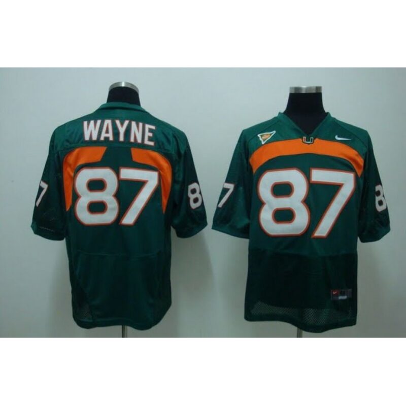 6861cc5a75bc2_1 Hurricanes #87 Reggie Wayne Green Stitched NCAA Jersey