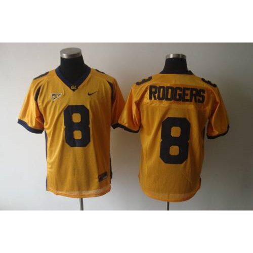 6861cc75ea7a5_1 Golden Bears #8 Rodgers Gold Stitched NCAA Jersey