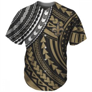 6861cca165152_1 Men's New Orleans Saints Gold Baseball Jersey