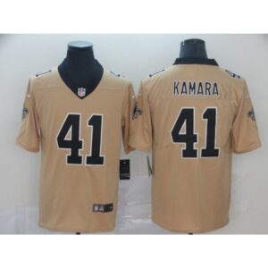 6861ccadefbbb_1 Men's New Orleans Saints #41 Alvin Kamara Gold Inverted Legend Stitched NFL Jersey