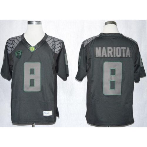 6861ccb6f09f9_1 Ducks #8 Marcus Mariota Blackout Limited Stitched NCAA Jersey