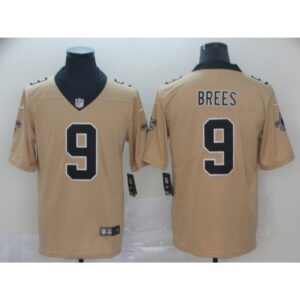 6861ccba81fd3_1 Men's New Orleans Saints #9 Drew Brees Gold Inverted Legend Stitched NFL Jersey
