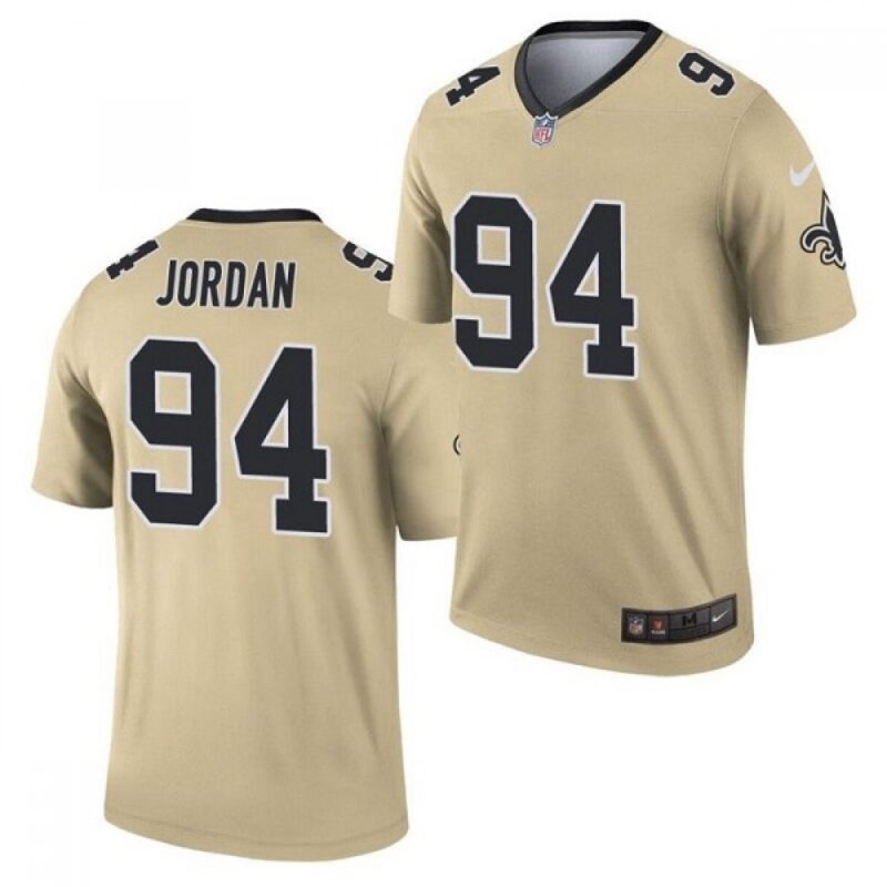 6861ccc0b9e26_1 Men's New Orleans Saints #94 Cameron Jordan 2021 Gold Inverted Legend Stitched Jersey