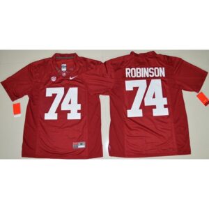 6861cce97d729_1 Crimson Tide #74 Cam Robinson Red Limited Stitched NCAA Jersey