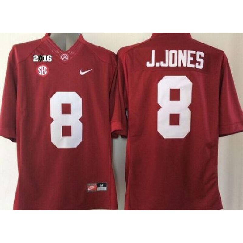 6861ccefcc47e_1 Crimson Tide #8 Julio Jones Red 2016 College Football Playoff National Championship Patch Stitched NCAA Jersey