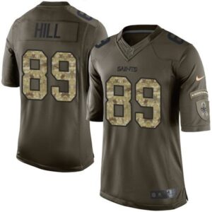 6861cd0be9ebe_1 Saints #89 Josh Hill Green Men's Stitched NFL Limited Salute to Service Jersey