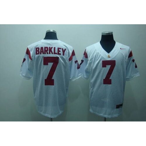 6861cd34e4cea_1 Trojans #7 Matt Barkley White Stitched NCAA Jersey