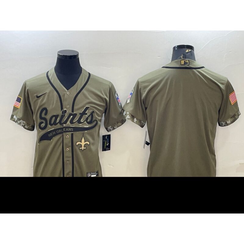 6861cd5873499_1 Men's New Orleans Saints Blank Olive 2022 Salute To Service Cool Base Stitched Baseball Jersey
