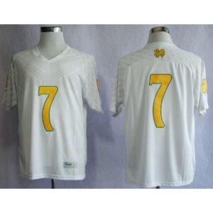 6861cd75492d0_1 Fighting Irish #7 Stephon Tuitt White Shamrock Series Stitched NCAA Jersey