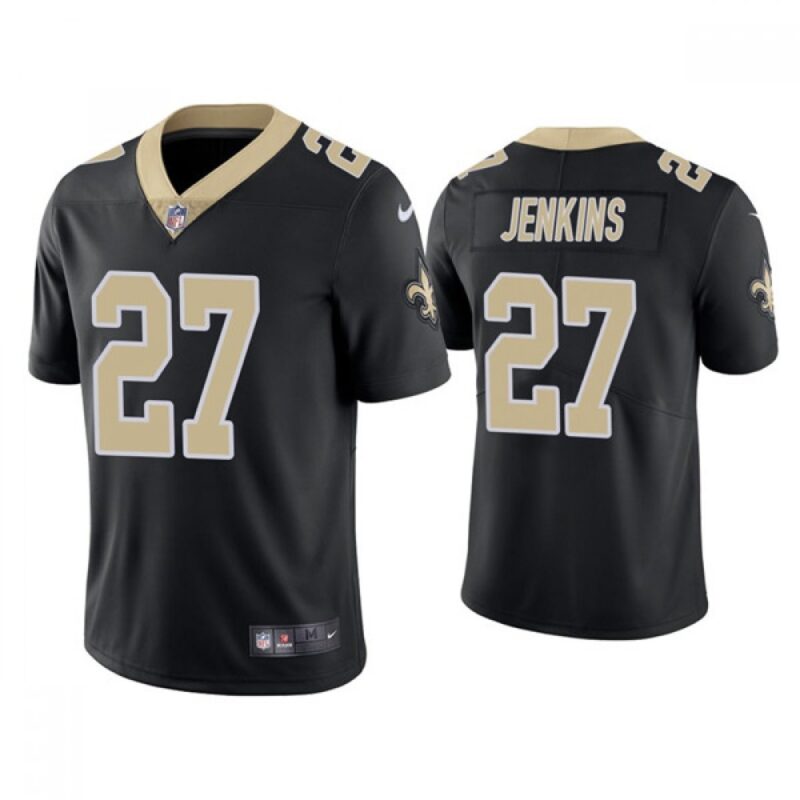6861cd8b99b35_1 Men's New Orleans Saints Saints #27 Malcolm Jenkins 2021 Black Vapor Untouchable Limited Stitched Jersey