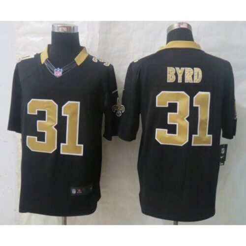 6861cd9e733a3_1 Saints #31 Jairus Byrd Black Team Color Men's Stitched NFL Limited Jersey