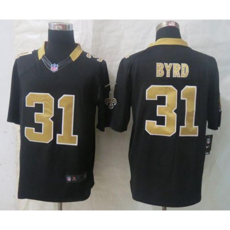 6861cd9e733a3_1 Saints #31 Jairus Byrd Black Team Color Men's Stitched NFL Limited Jersey