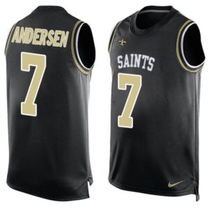 6861ce1324aa1_1 Saints #7 Morten Andersen Black Team Color Men's Stitched NFL Limited Tank Top Jersey