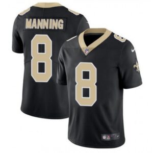 6861ce2cb0af0_1 Men's New Orleans Saints #8 Archie Manning 2021 Black Vapor Untouchable Limited Stitched Jersey