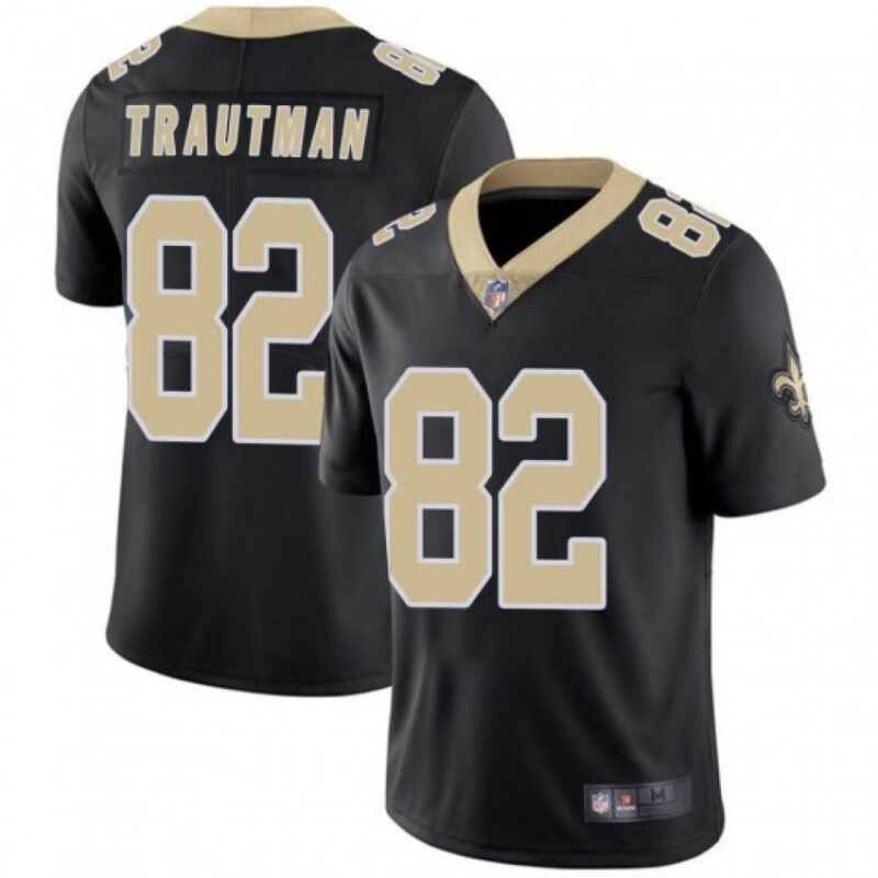 6861ce32e42f8_1 Men's New Orleans Saints #82 Adam Trautman Black Vapor Untouchable Limited Stitched Jersey