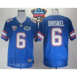 6861ce49c4ea2_1 Gators #6 Jeff Driskel Blue Allstate Sugar Bowl Stitched NCAA Jersey